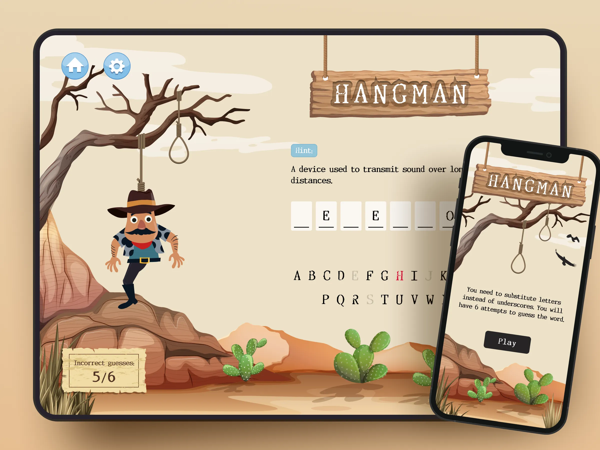 Interactive Hangman Game preview